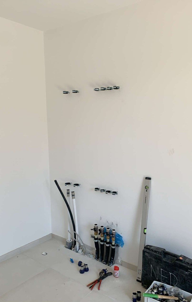 Varmepumpeinstallation Før Opus VVS